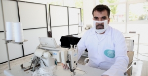 Nilüfer’de işitme engelliler "en özel maske" üretiliyor
