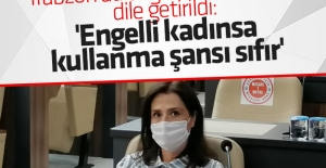 Engelli olan kadınsa kullanma şansı sıfır!