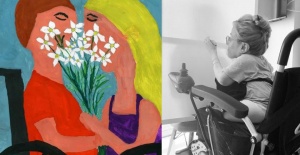 Engelli aktivist, Ressam Elif Gamze Bozo...