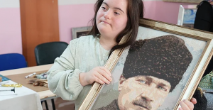 Down Sendromlu Rabia’nın azmi herkese ışık oluyor