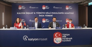 Türkiye Milli Paralimpik Komitesi ile Kalyon İnşaat arasında ana sponsorluk anlaşması imzalandı