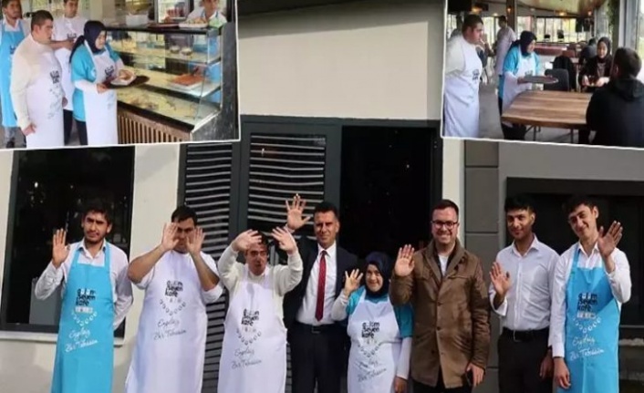 ‘Gülümseyen Kafe’ Özel Bireylerin İstihdam Kapısı Oldu
